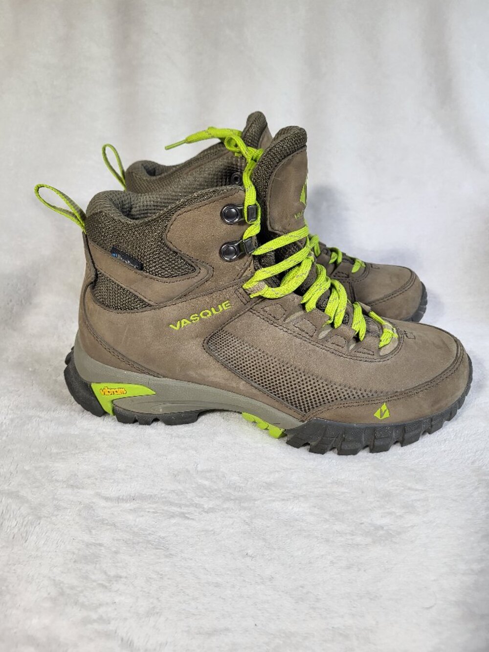 Vasque Talus Trek Ultradry Boots Womens 8.5 Brown Leather 7423M - Vibram - Picture 3 of 9